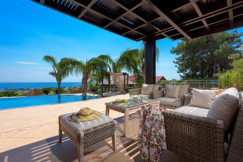 Quinn Hill Luxury Villa Rhodes Island Екстер'єр фото
